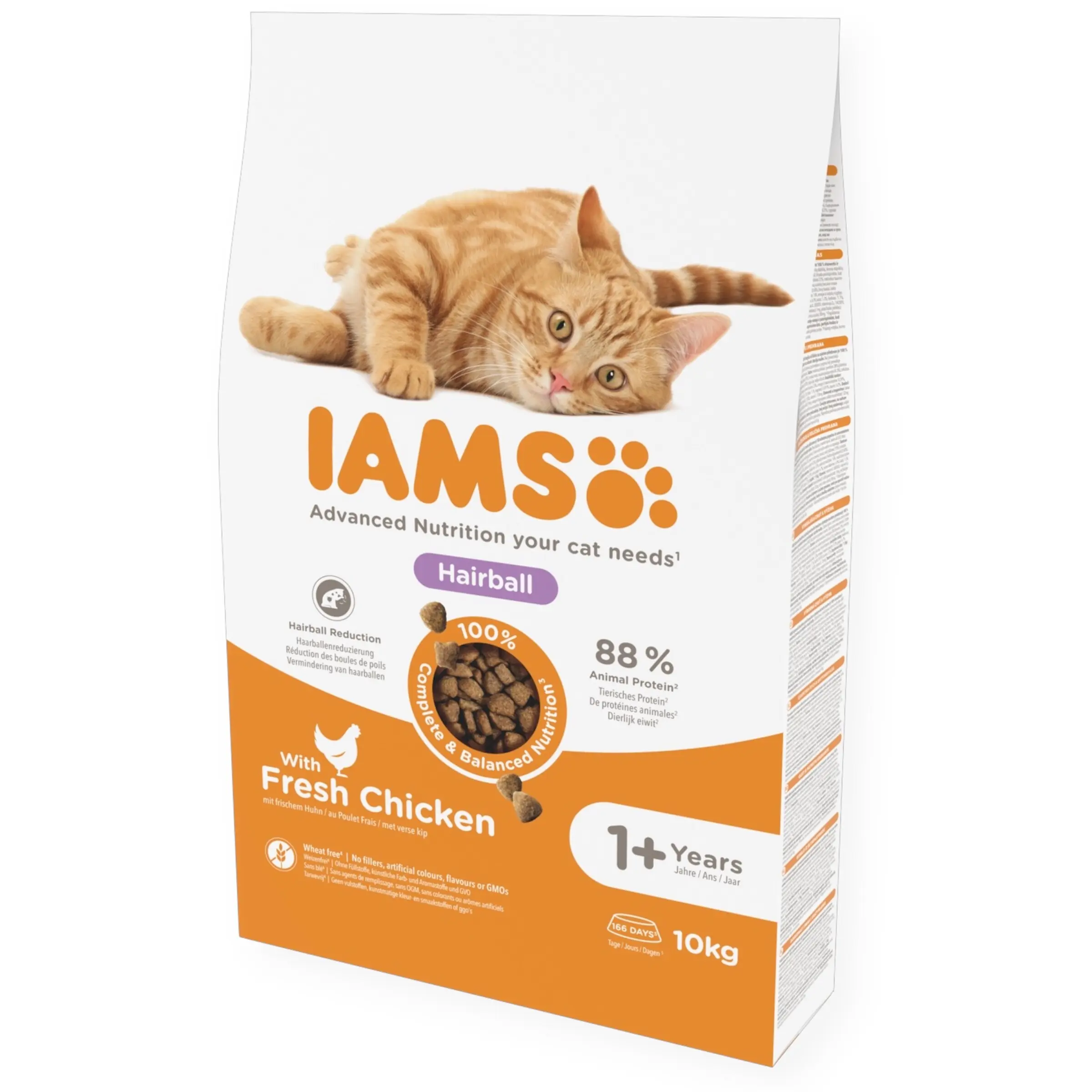 IAMS Adult Hairball Chicken Гранули со Пилешко [Вреќа 10кг]