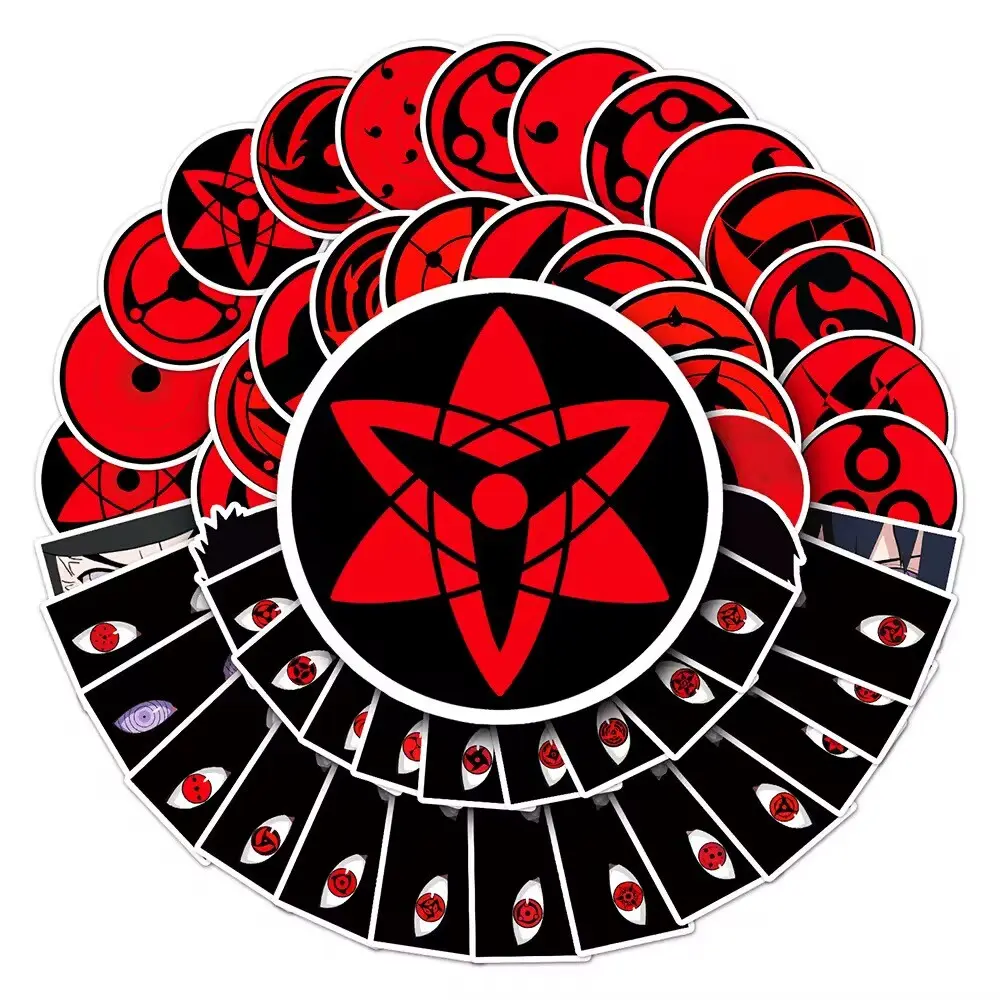 Sharingan 10 стикери микс thumb 2