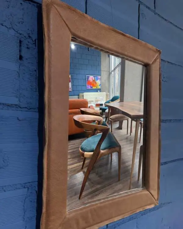 DECO LEATHER MIRROR thumb 2