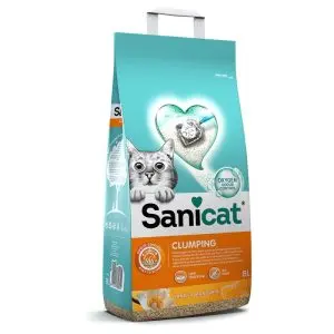 Sanicat Clumping Vanilla/Mandarin 8l/7kg
