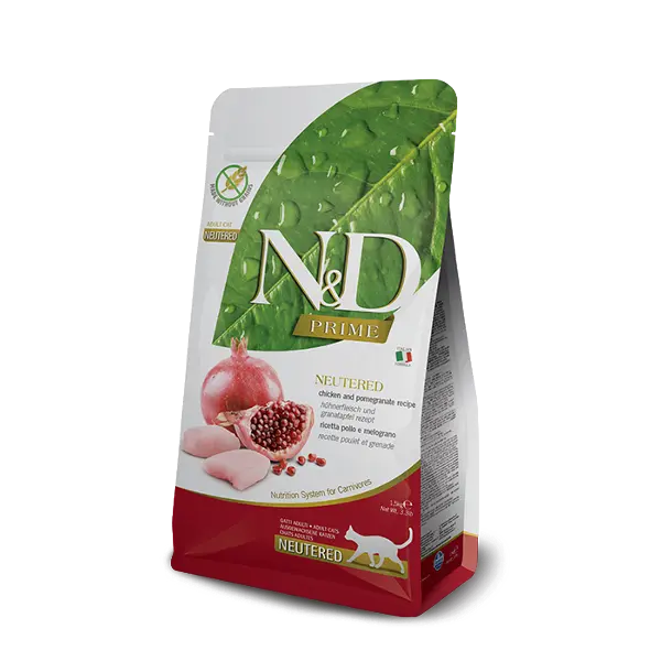 Храна за мачки Farmina N&D Prime Chickеn & Pomegranate neutered