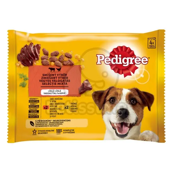 ХРАНА ЗА ВОЗРАСНИ КУЧИЊА PEDIGREE POUCH СО ПИЛЕШКО И ГОВЕДСКО МЕСО thumb 2