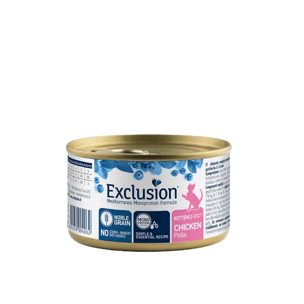 Exclusion Пилешко во конзерва за млади мачиња