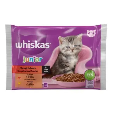 Whiskas Junior food for kittens Classic Meals with beef and chicken thumb 1