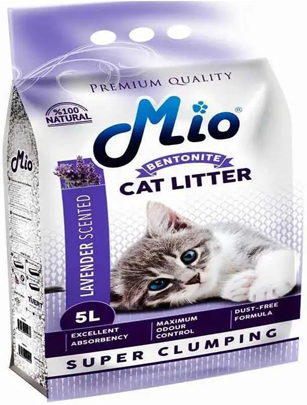 Mio Cat Litter Lavender Scented Super Clumping 5L