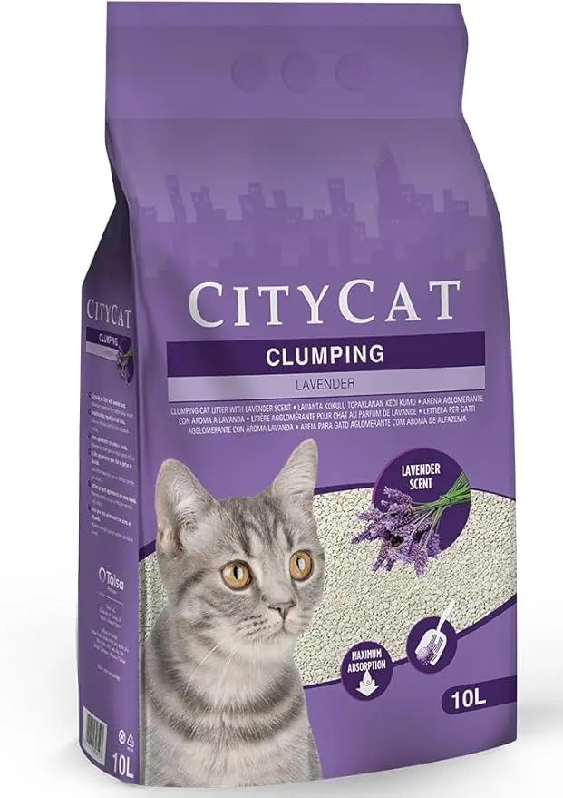 City Cat Litter Lavender 10 L