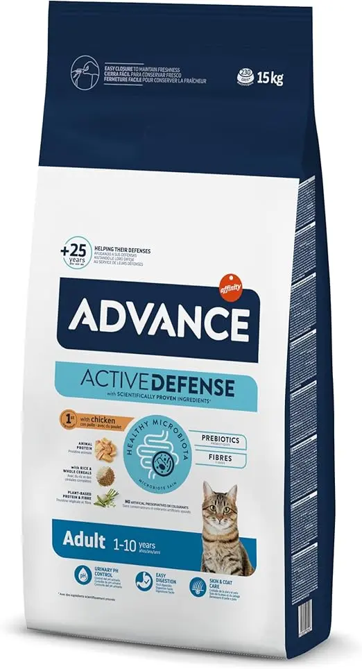 Advance Adult Cat Food Chicken and Rice – 15 kg
