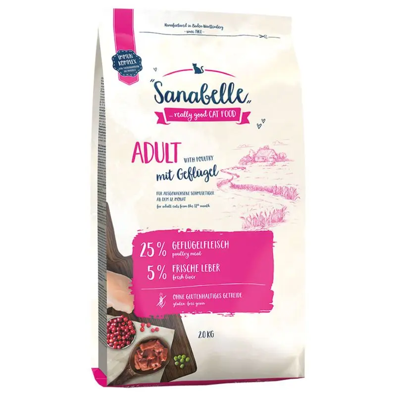 Sanabelle adult with polutry