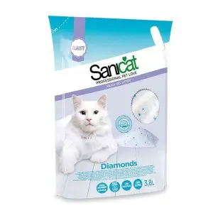 Sanicat Diamonds Silica Gel Litter 5l/ 2,3kg thumb 1