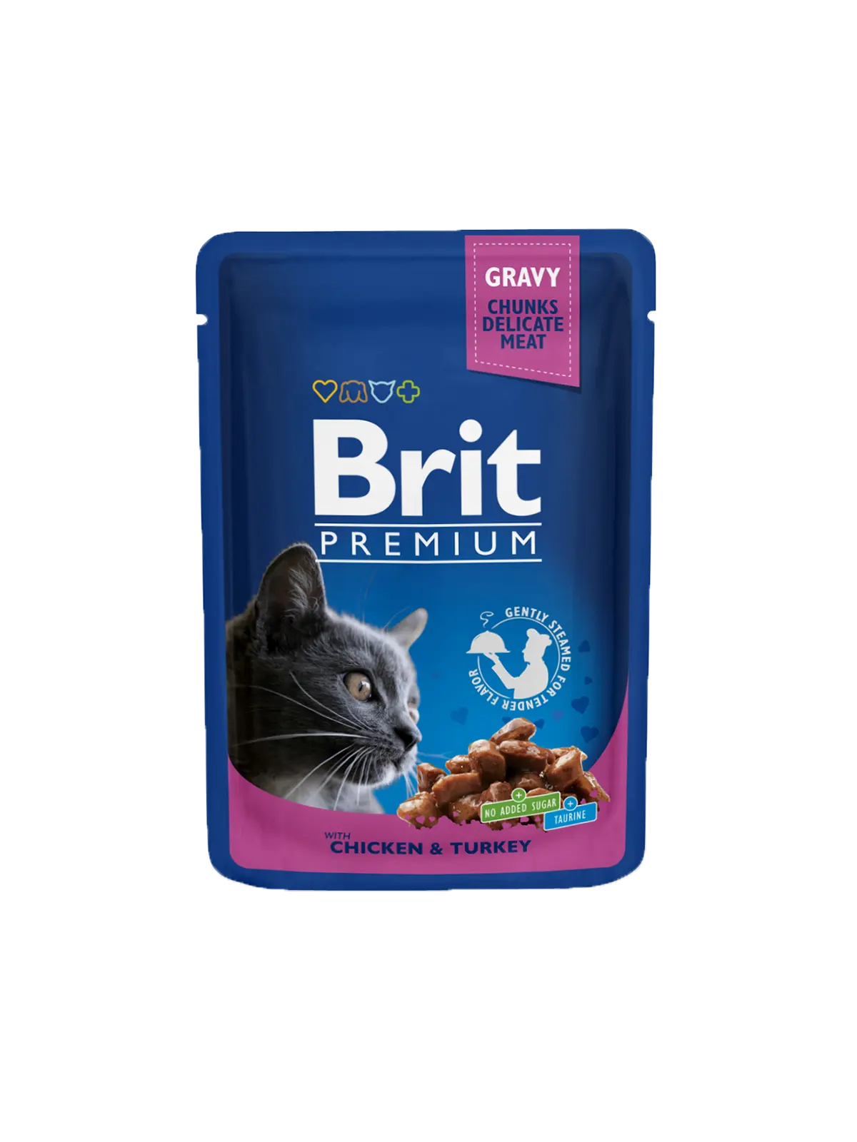 Brit Premium Cat Pouches with Chicken & Turkey