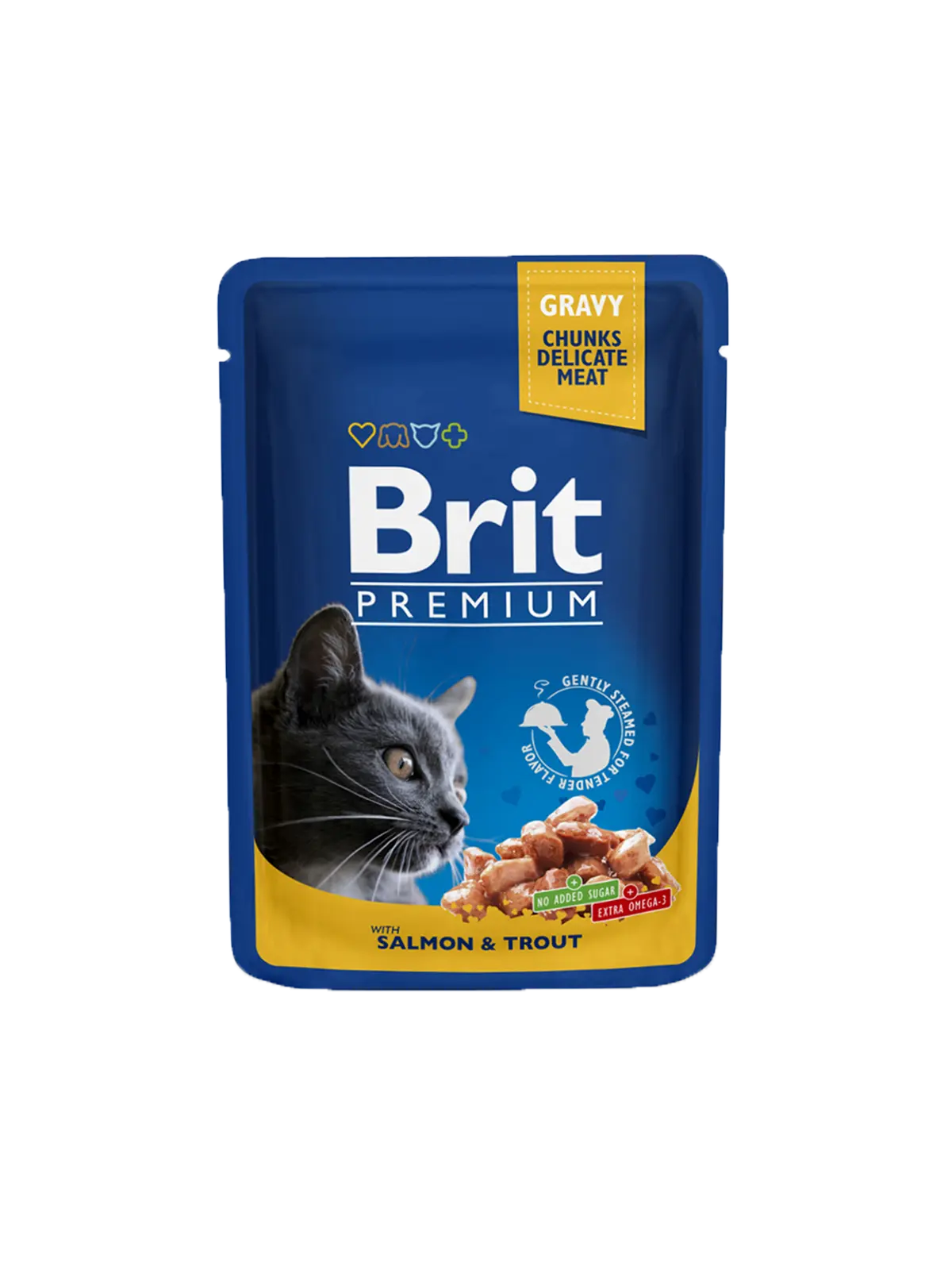 Brit Premium Cat Pouches with Salmon & Trout