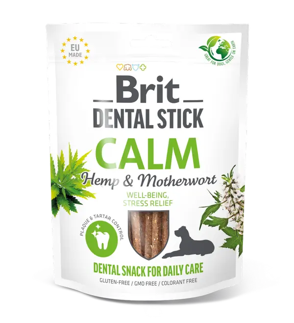Brit Dental Stick Calm with Hemp &amp; Motherwort​