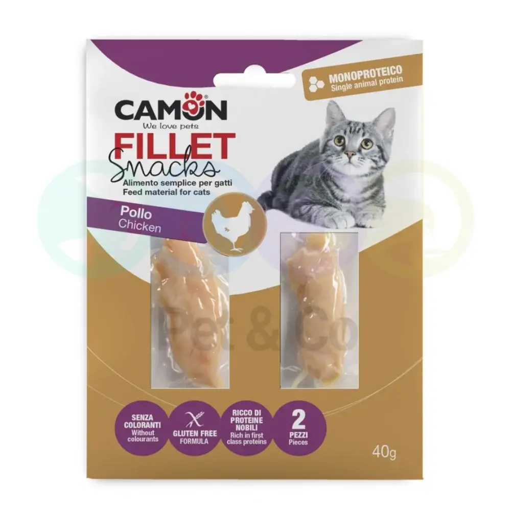 Camon Chicken Fillets for Cats 40g