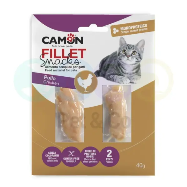 Camon Chicken Fillets for Cats 40g