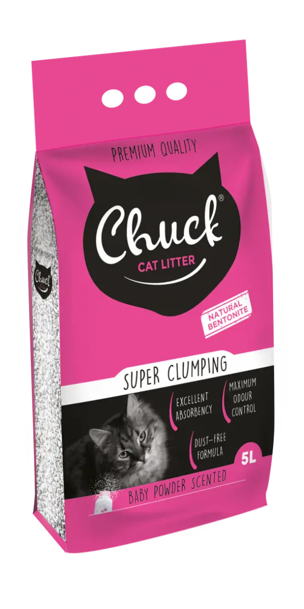 Chuck Cat 5 Litre Baby Powder Scented