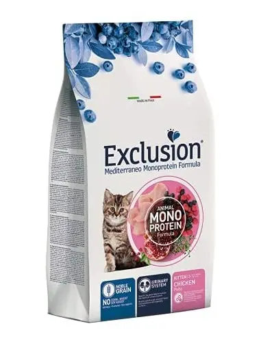 EXCLUSION MEDITERRANEO  NOBLE GRAIN CAT KITTEN CHICKEN