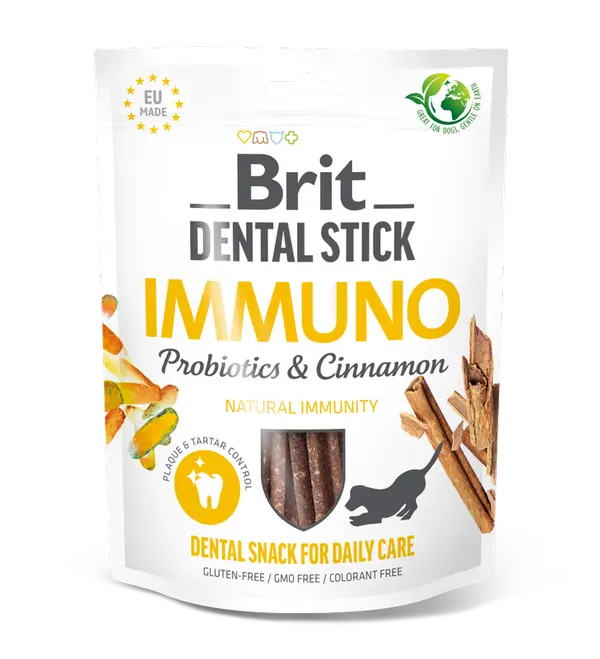 Brit Dental Stick with Immuno Probiotics &amp; Cinnamon