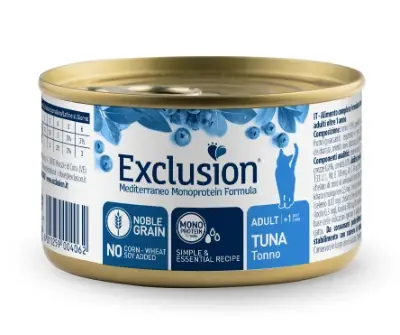EXCLUSION ADULT Влажна храна за Возрасни мачки со туна [Конзерва 85гр]