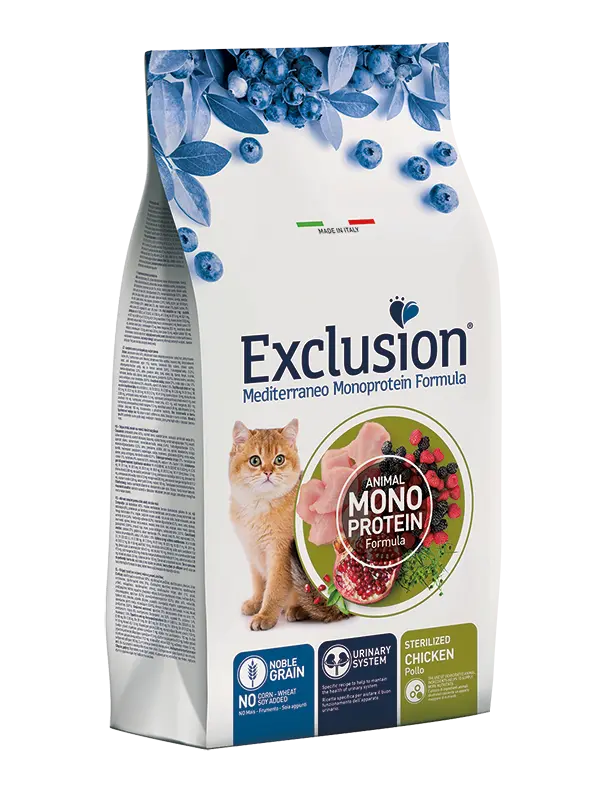 EXCLUSION NOBLE GRAIN CAT STERILIZED CHICKEN