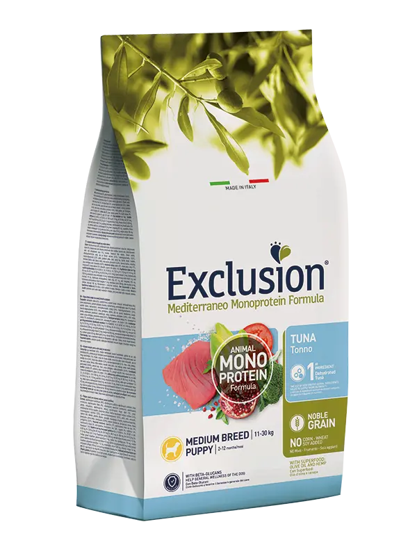 EXCLUSION NOBLE GRAIN ТУНА СРЕДНА РАСА - ПАПИ