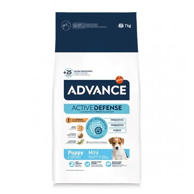 Сува храна за куче Advance Mini Puppy Chicken & Rice 7KG