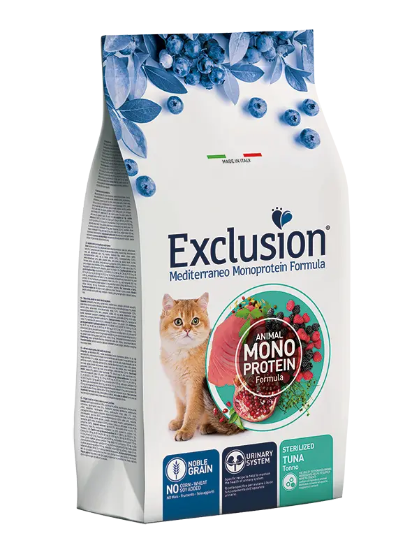 EXCLUSION NOBLE GRAIN CAT STERILIZED TUNA