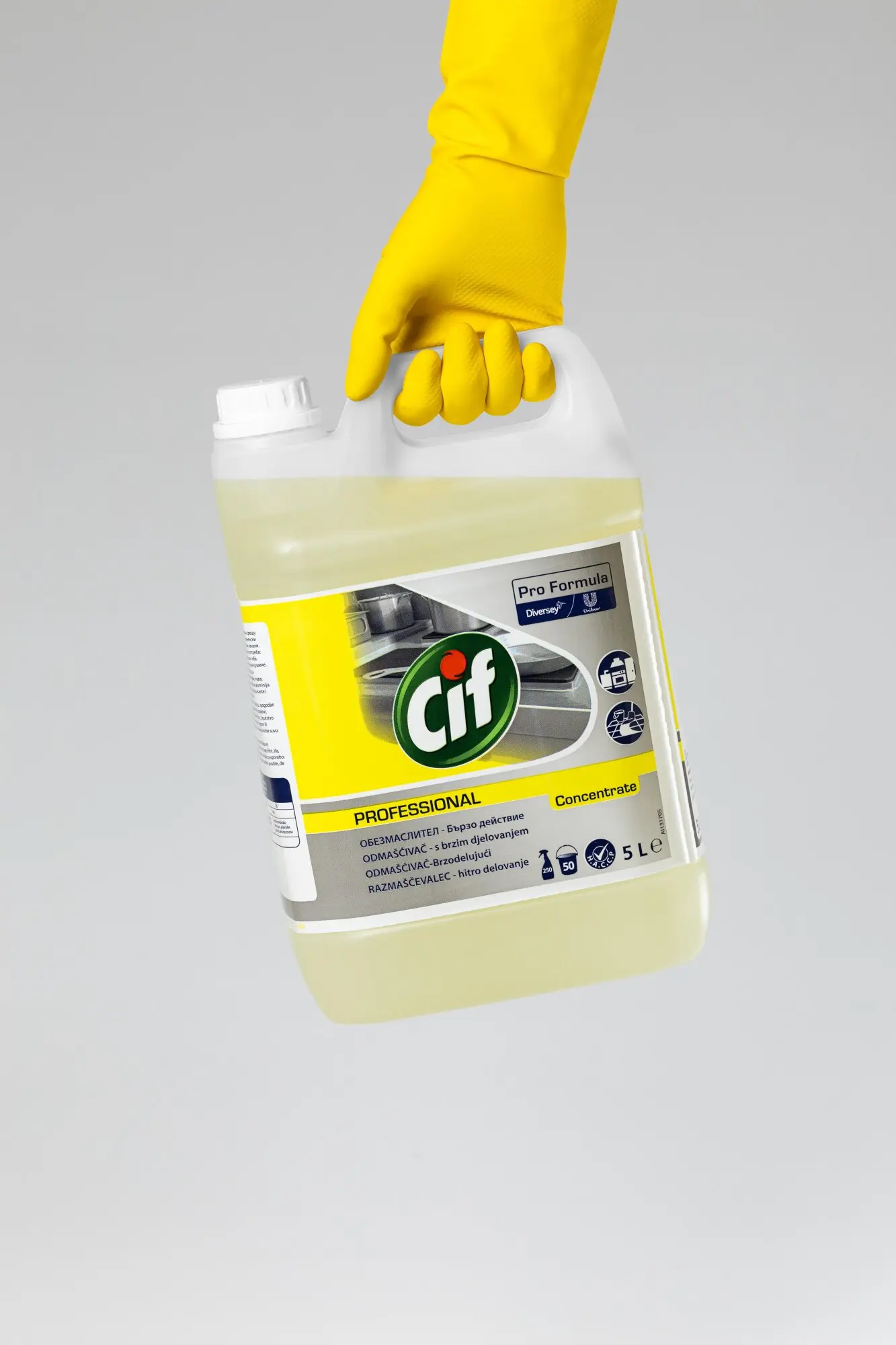 Cif Professional Power Cleaner Концентриран одмастувач за кујна 5l thumb 3