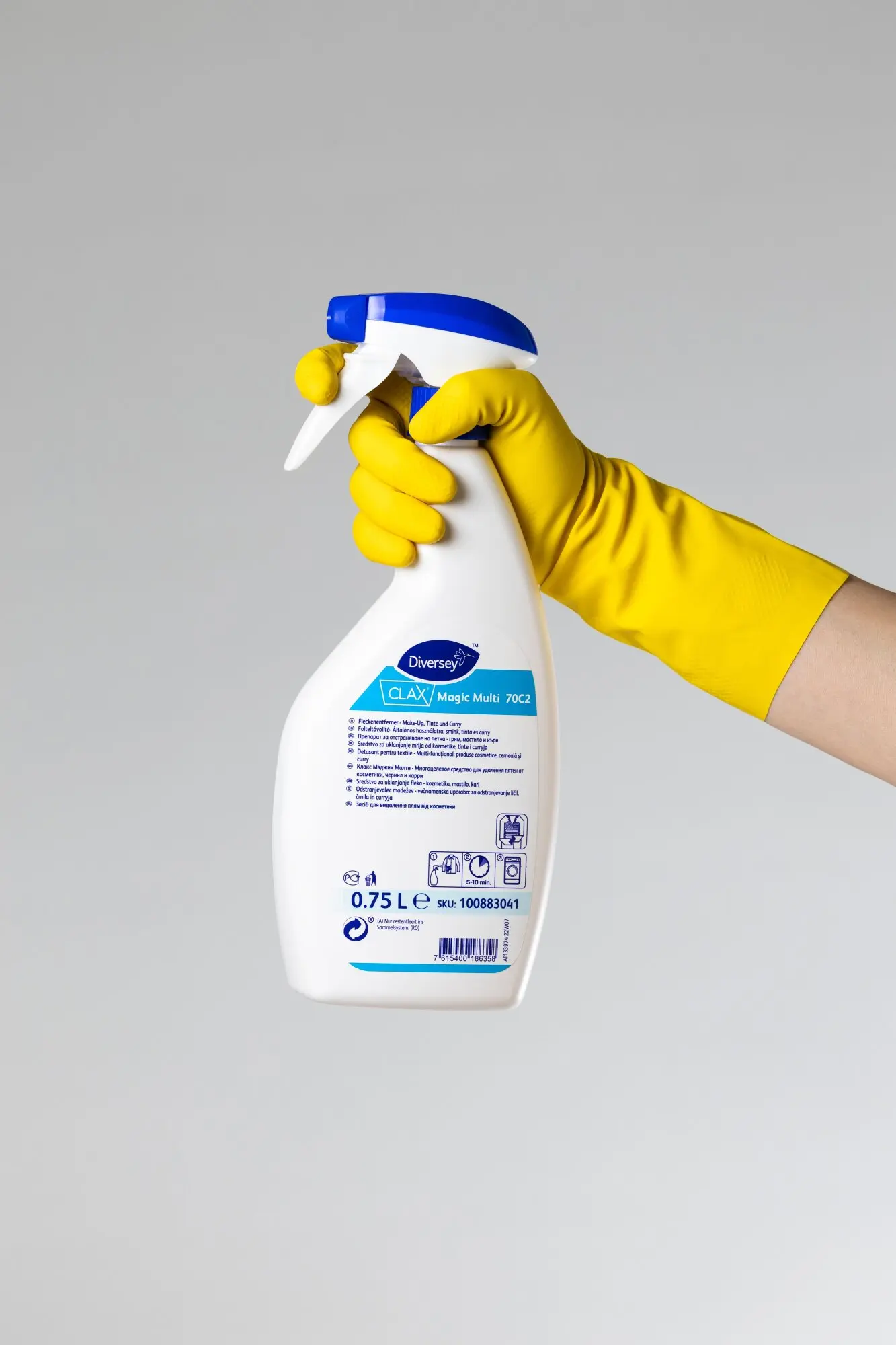 Clax Magic Multi Отстранувач на дамки од шминка, мастило и гуми за џвакање 750ml thumb 4