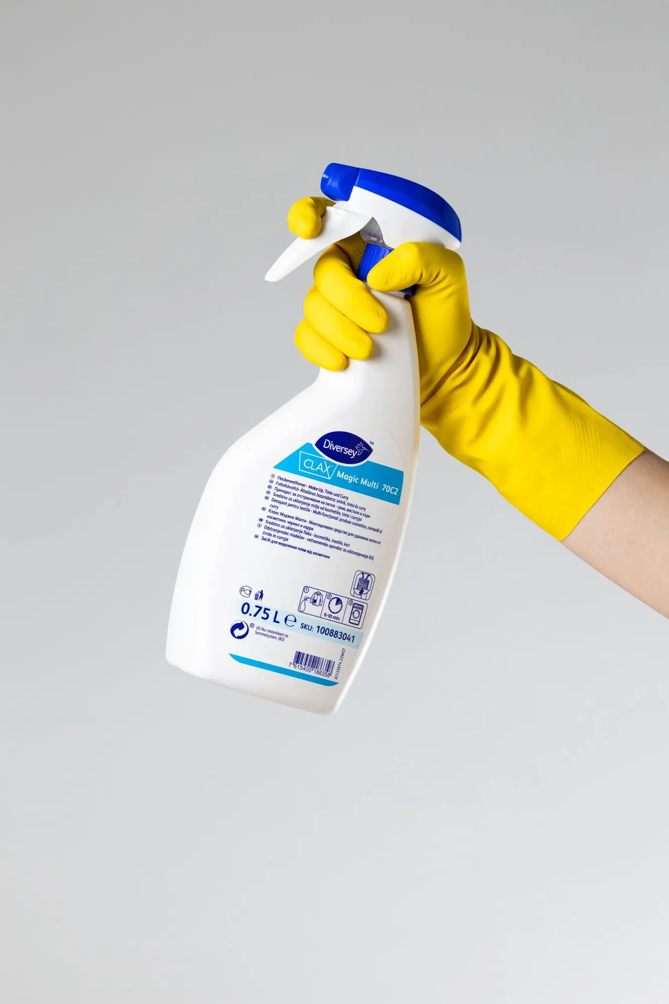 Clax Magic Multi Отстранувач на дамки од шминка, мастило и гуми за џвакање 750ml thumb 3