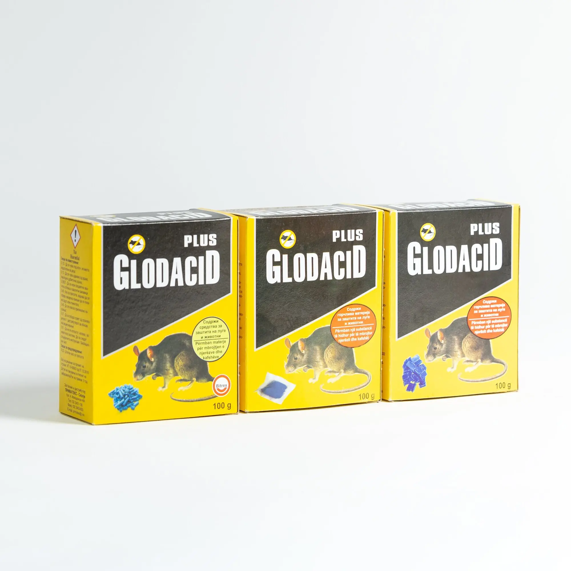 Glodacid Plus Родентицид парафински блок 100gr thumb 4