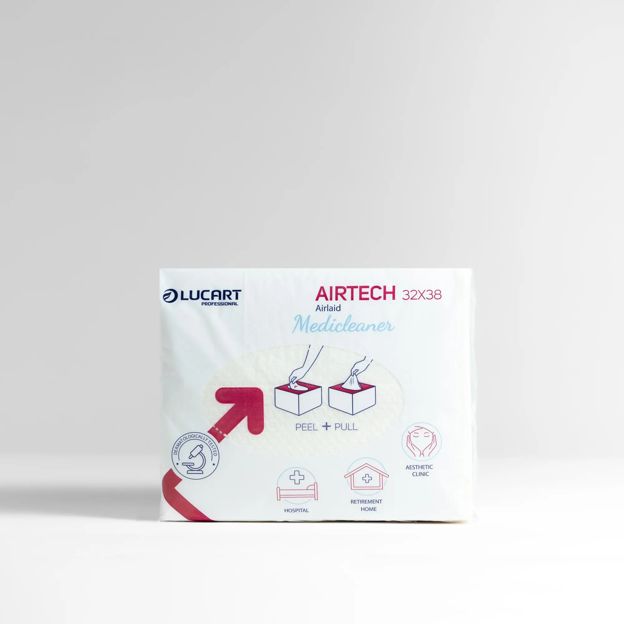 Lucart Airtech Medcleaner Марамици за служење храна 32x38 cm thumb 2