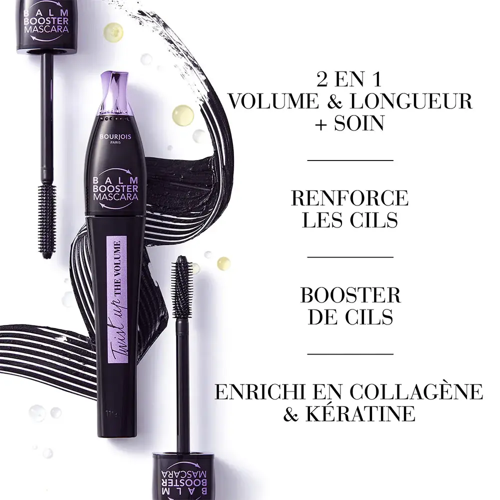 BOURJOIS Twist Up Booster Mascara Black Balm 8ML thumb 4