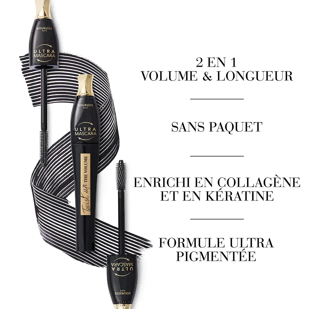 BOURJOIS Twist Up Volume Ultra Black Mascara thumb 3
