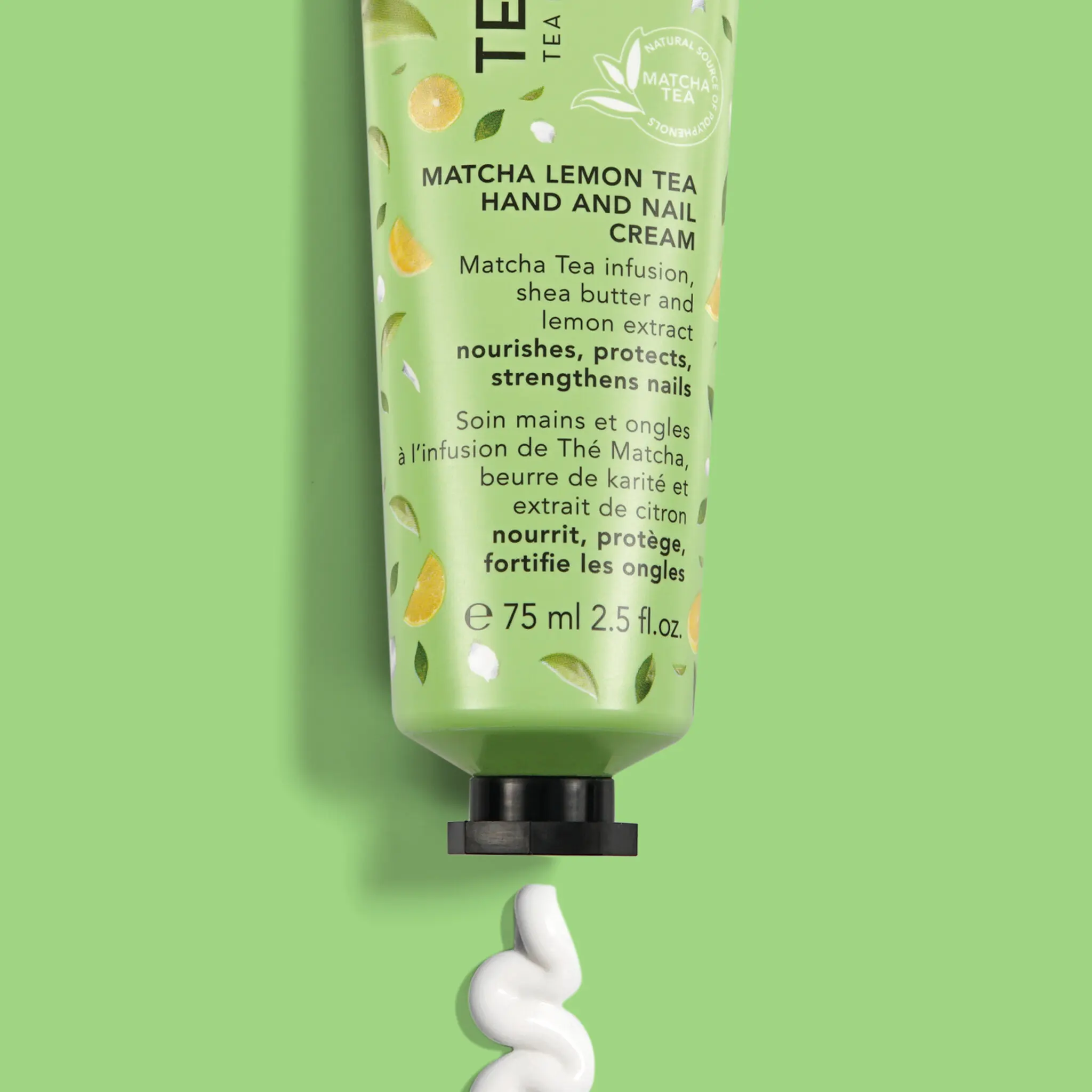 TEAOLOGY Matcha Lemon Tea Hand and Nail Cream 75ML thumb 2