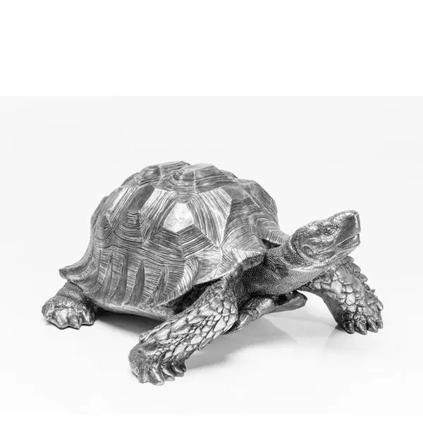 Deco Figurine Turtle Silver Big thumb 1