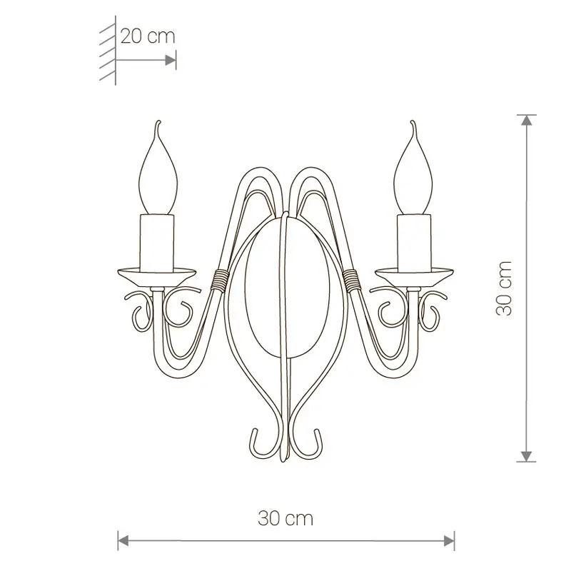 NOWODVORSKI - wall luminaire TESA II 1052 thumb 2
