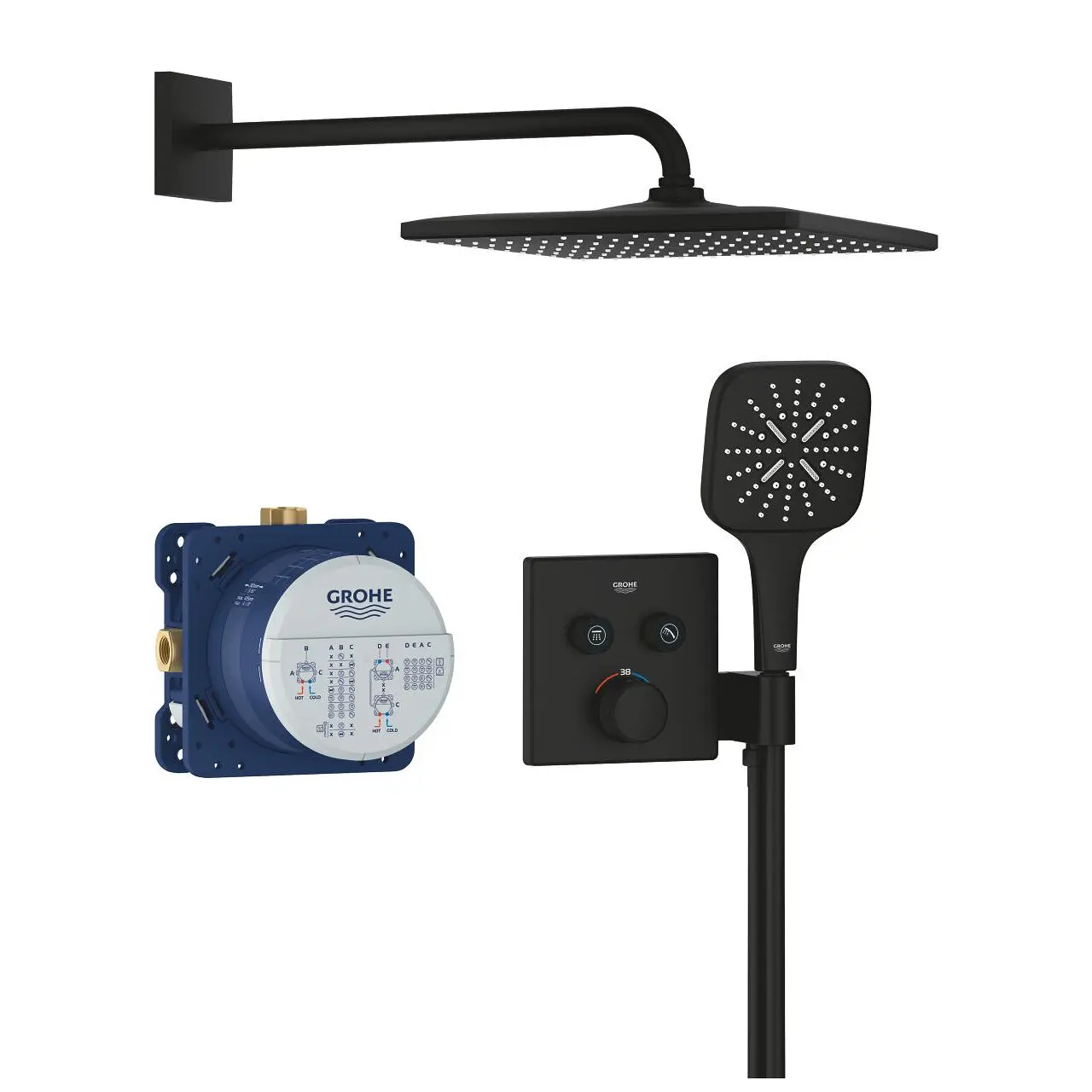 34865KF0 Grotherm SmartControl вграден туш систем thumb 1