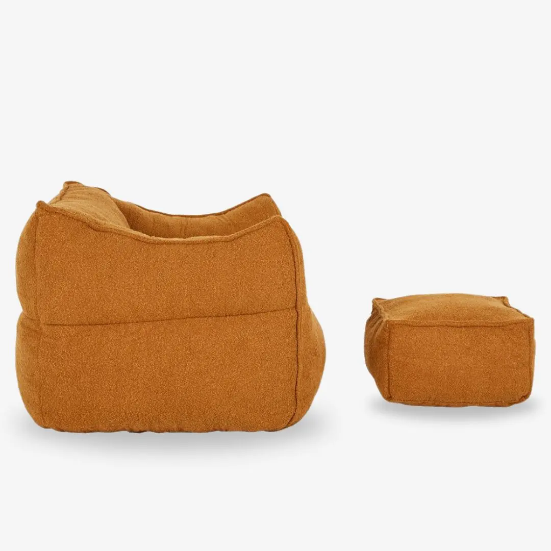 Сет Фотелја со табуретка Sponge Terracotta thumb 3