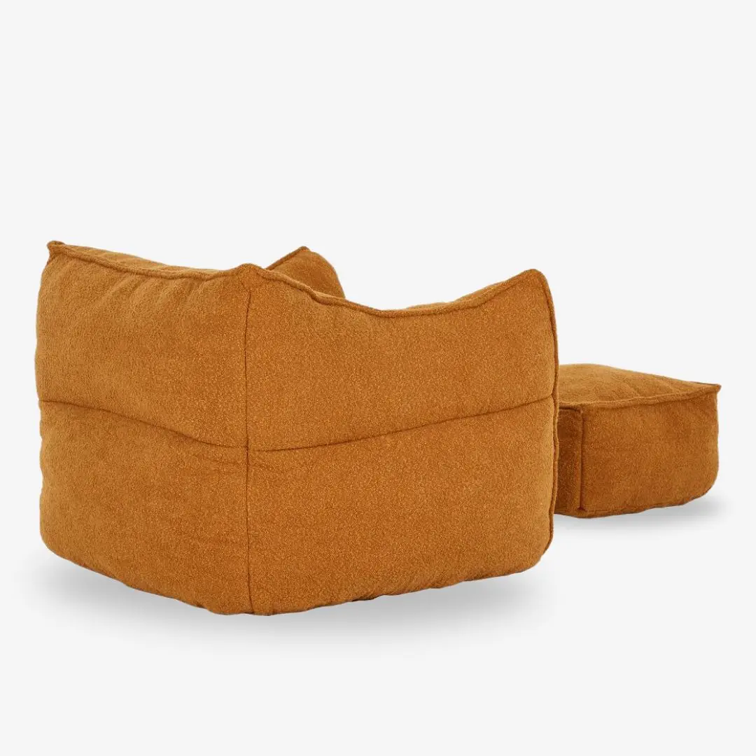 Сет Фотелја со табуретка Sponge Terracotta thumb 4