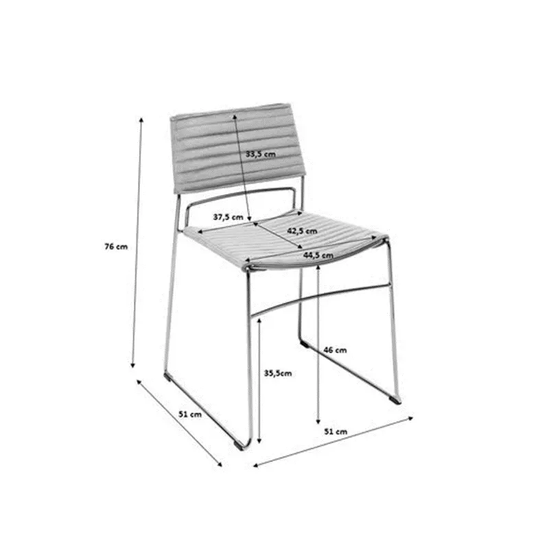 Chair Hugo Black Black thumb 5