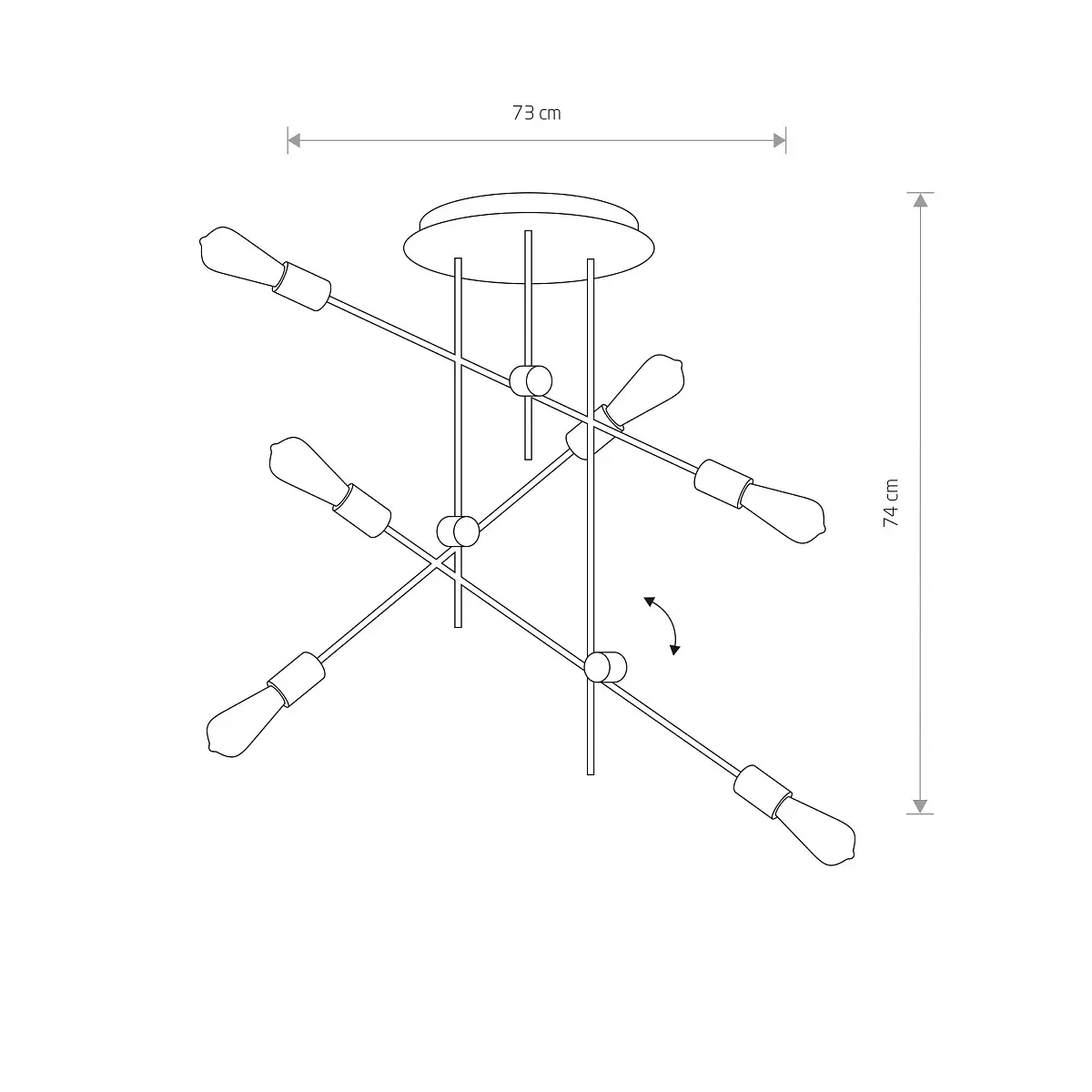 Ceiling lamp AXIS VI thumb 3