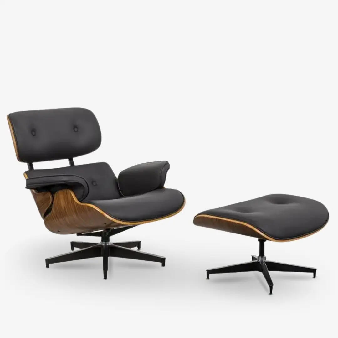 Фотелја Eames Black Vegan thumb 2