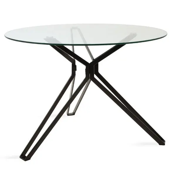 Dining Table Aryan Black D110cm thumb 2