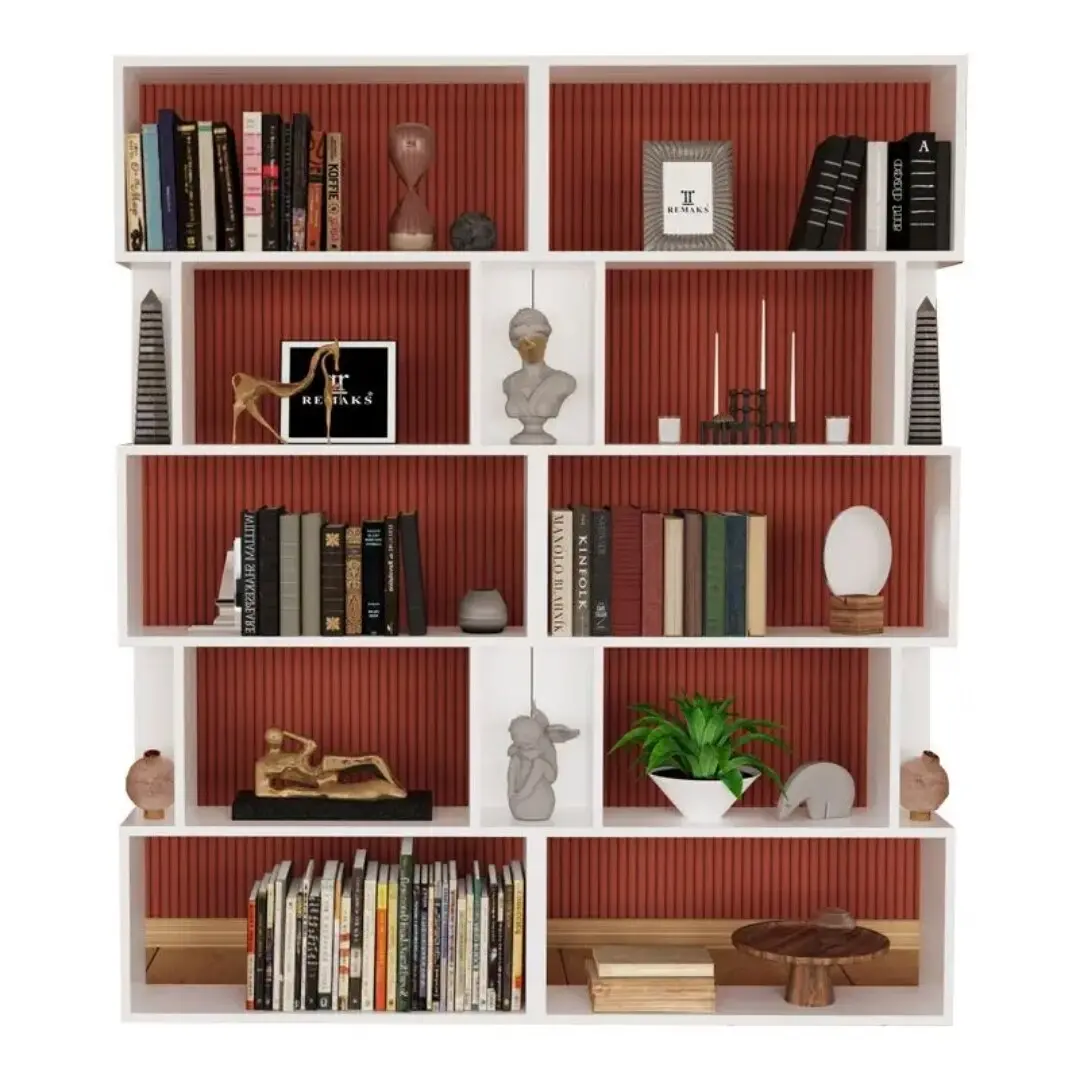 Полица за книги Booky White 120x20x175cm thumb 2
