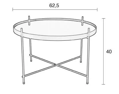 Zuiver Cupid Black L Side Table thumb 4