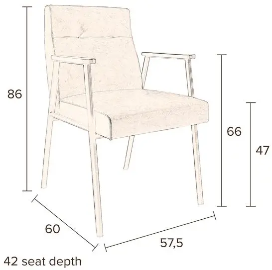 Dutchbone Fez Armchair thumb 2