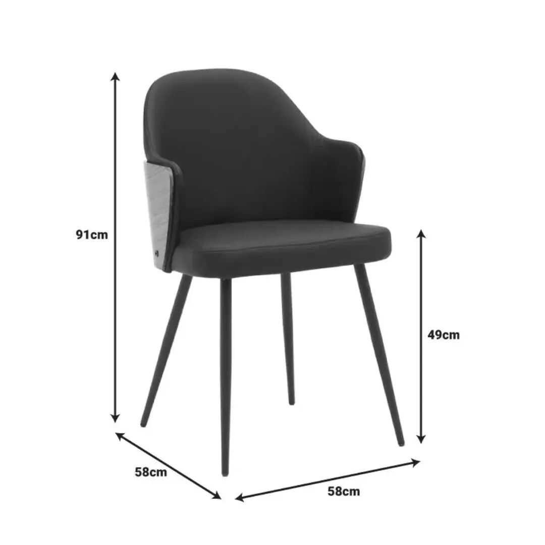 Chair Marcos Black thumb 5