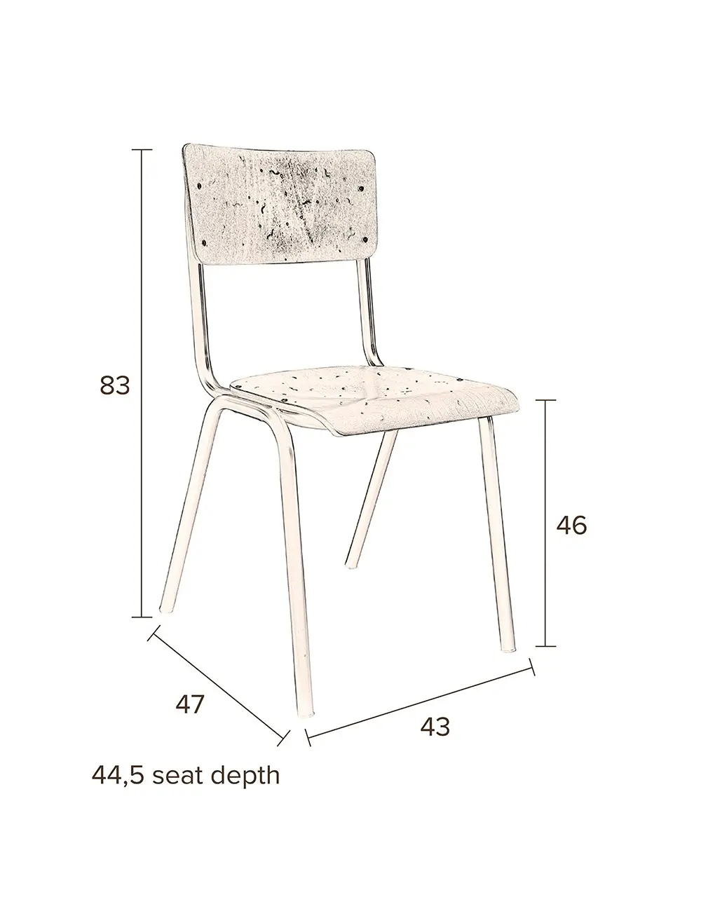 Dutchbone Scuola Chair thumb 6