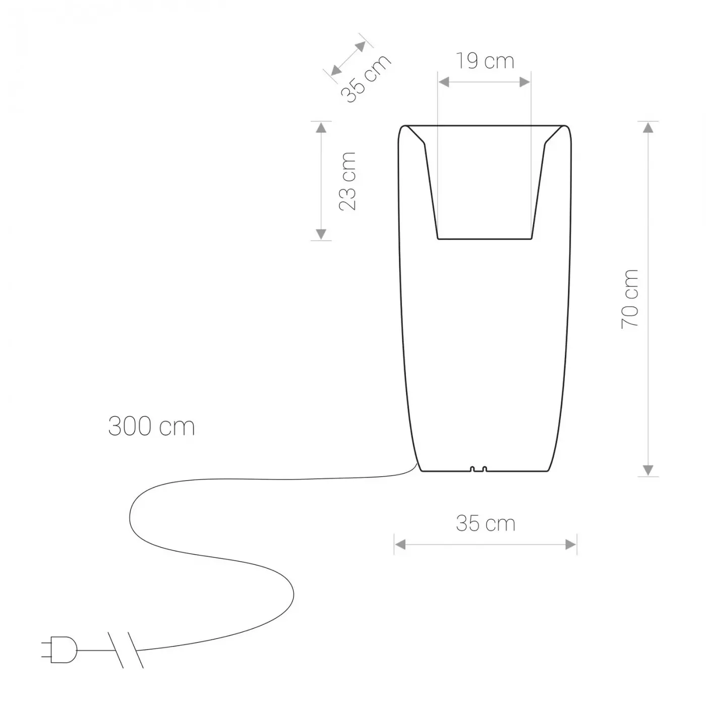 FLOWERPOT M 9712 Nowodvorski thumb 2