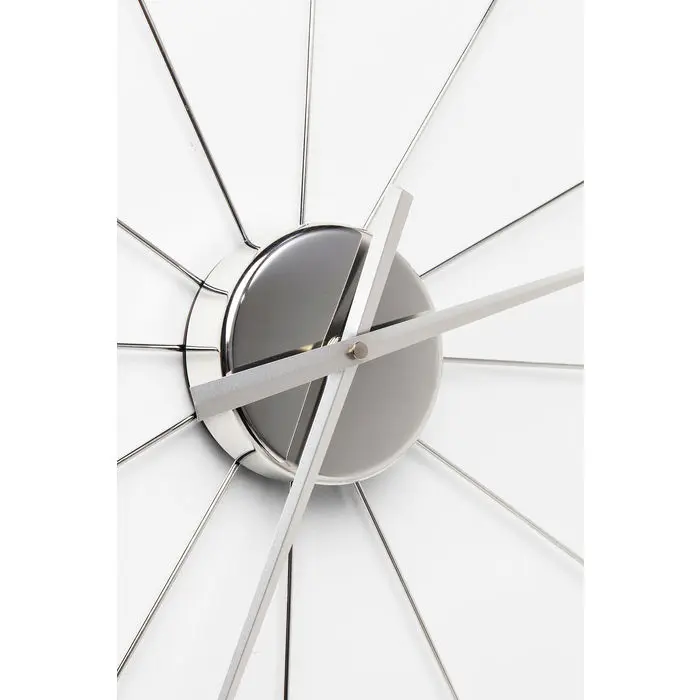 Wall Clock Like Umbrella Balls Chrome thumb 2
